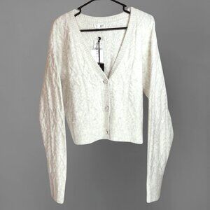 NWT. KUT From The Kloth Cable Knit Cardigan Size S